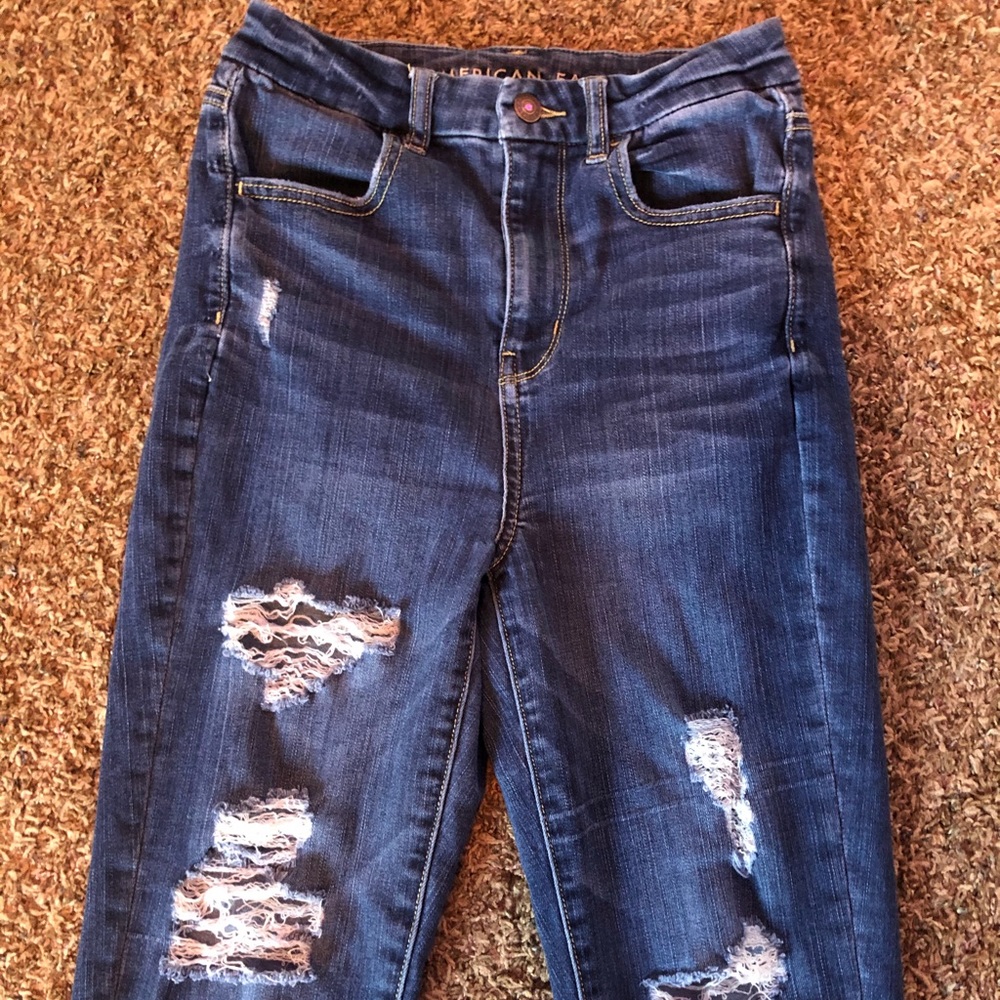 American Eagle high rise skinny jeans
